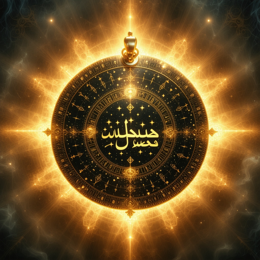Islamski amulet sa zaštitnim dovama i duhovnim sjajem