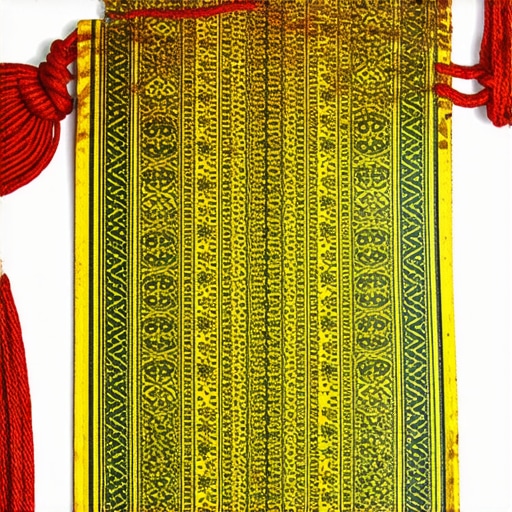 Traditional Islamic amulet with Quranic verses for protection