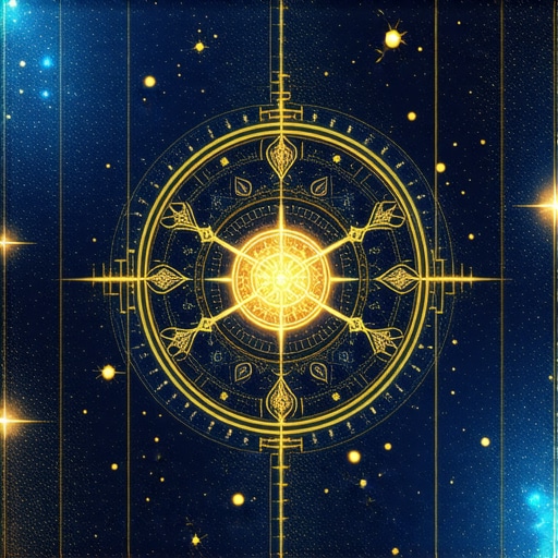A collection of Islamic amulets and symbols used for spiritual protection, artistically rendered
