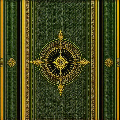 Islamic talisman with Quranic inscriptions for spiritual protection.