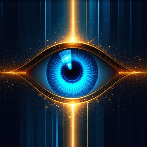 Traditional Turkish Eye Amulet Elegant Turkish eye amulet glowing with spiritual energy