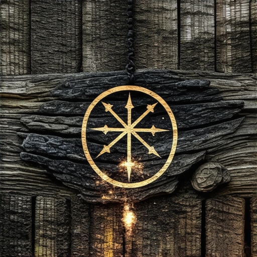 Ručni izrađeni amulet sa simbolima zaštite i sreće