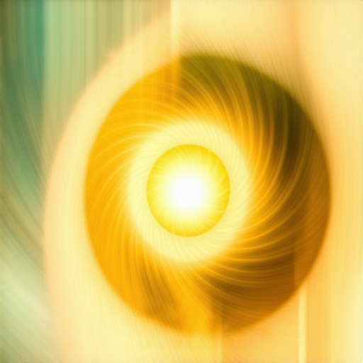 Vibrant digital art of a spiral symbolizing abundance and positive energy