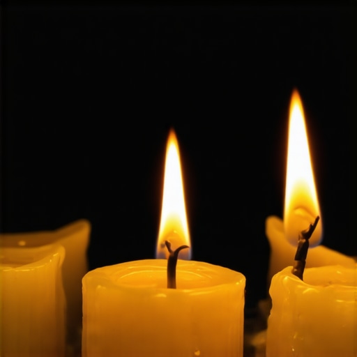 Duhovni alati za rituale Sveće, kamenje i simboli za duhovne rituale na stolu