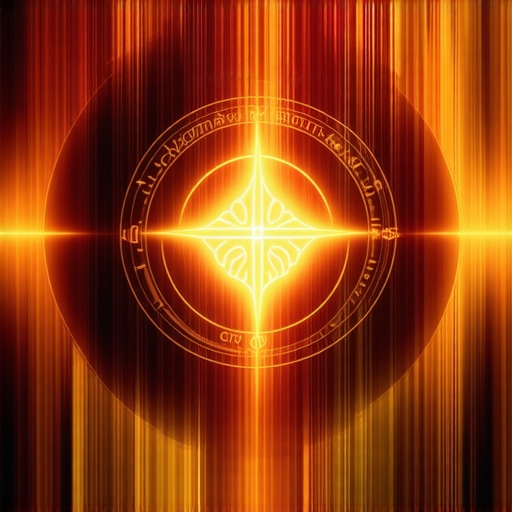 Zaštitno ogledalo sa simbolima Duhovno ogledalo sa simbolima zaštite i svetlosnom energijom